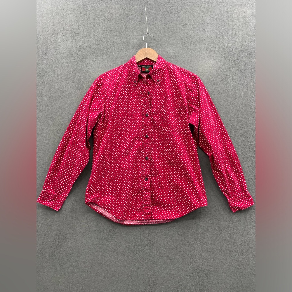 Vintage Five Star By Roper Women’s Small Novelty Print Button Down Shirt